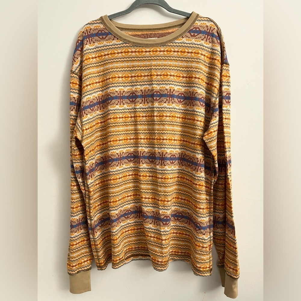 BDG Aztec Southwest Long Sleeve Top XL